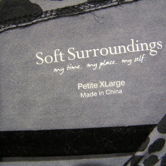 SOFT SURROUNDINGS SIZE XL PETITE Savannah Tunic - Picture 6 of 7